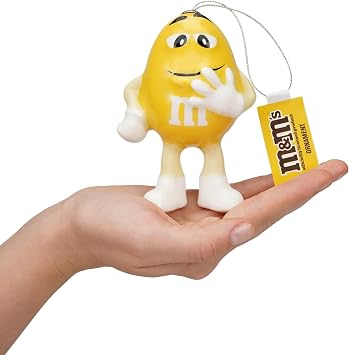 شخصيات M&Ms 3-حزمة شجرة عيد الميلاد زخرفة مجموعة