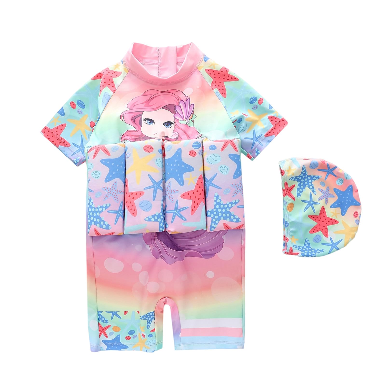 Generisch Bañador deportivo para niños, niños y niñas, traje de baño de surf (48 años)