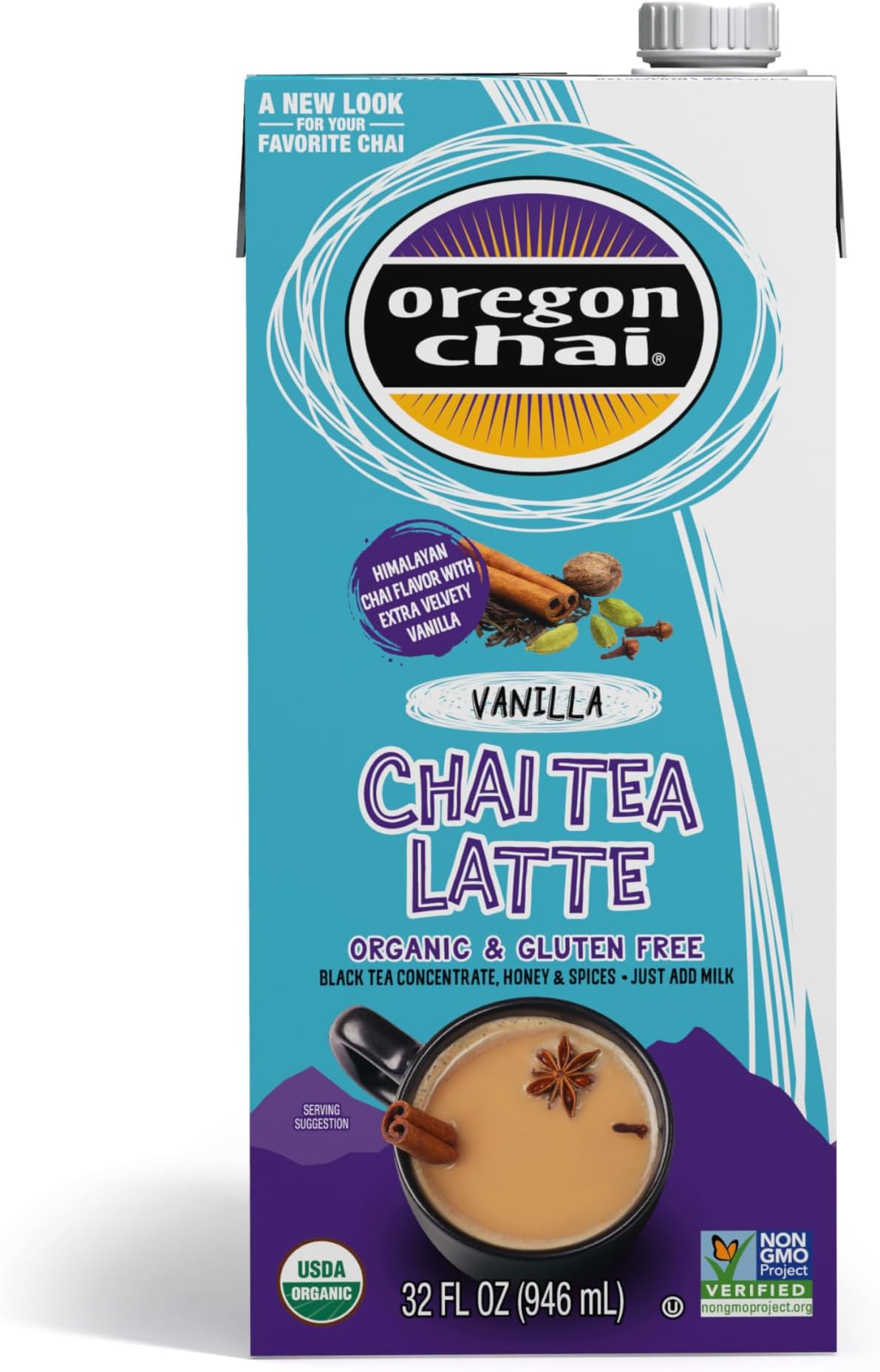 Vanilla Chai Concentrate, 32 Fluid Ounces (Pack of 1)