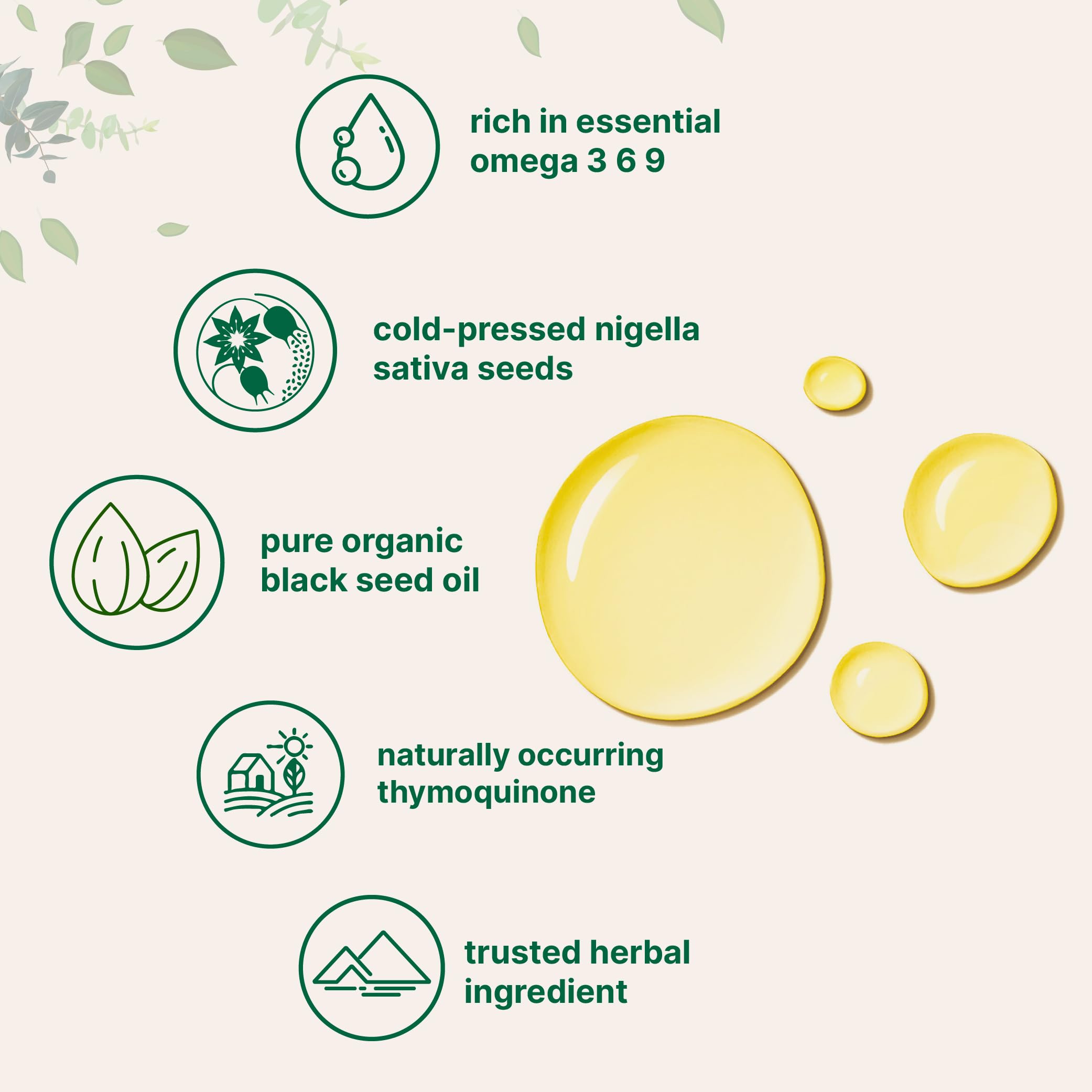 Micro Ingredients Black Seed Oil Organic Cold Pressed, 16 fl oz | Rich in Thymoquinone & Omega 3 6 9 | Unrefined from Nigella Sativa Seeds | Immune, Hair & Skin Support* | Non-GMO - 3 Months Supply — Amazon image 3