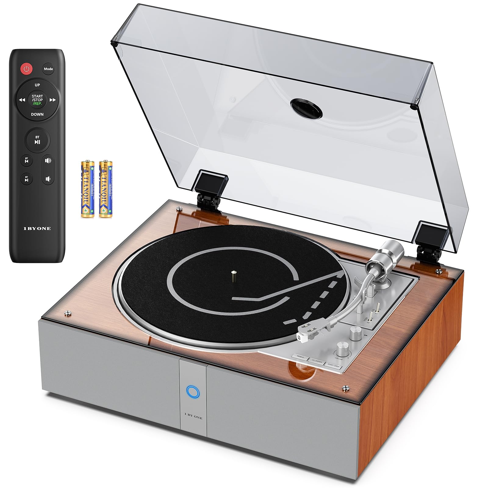 1 BY ONE Tourne-Disque Entièrement Automatique avec Télécommande - Les Beatles, Paul McCartney, John Lennon, RIngo Starr, George Harrison 1 BY ONE Tourne-Disque Entièrement Automatique avec Télécommande