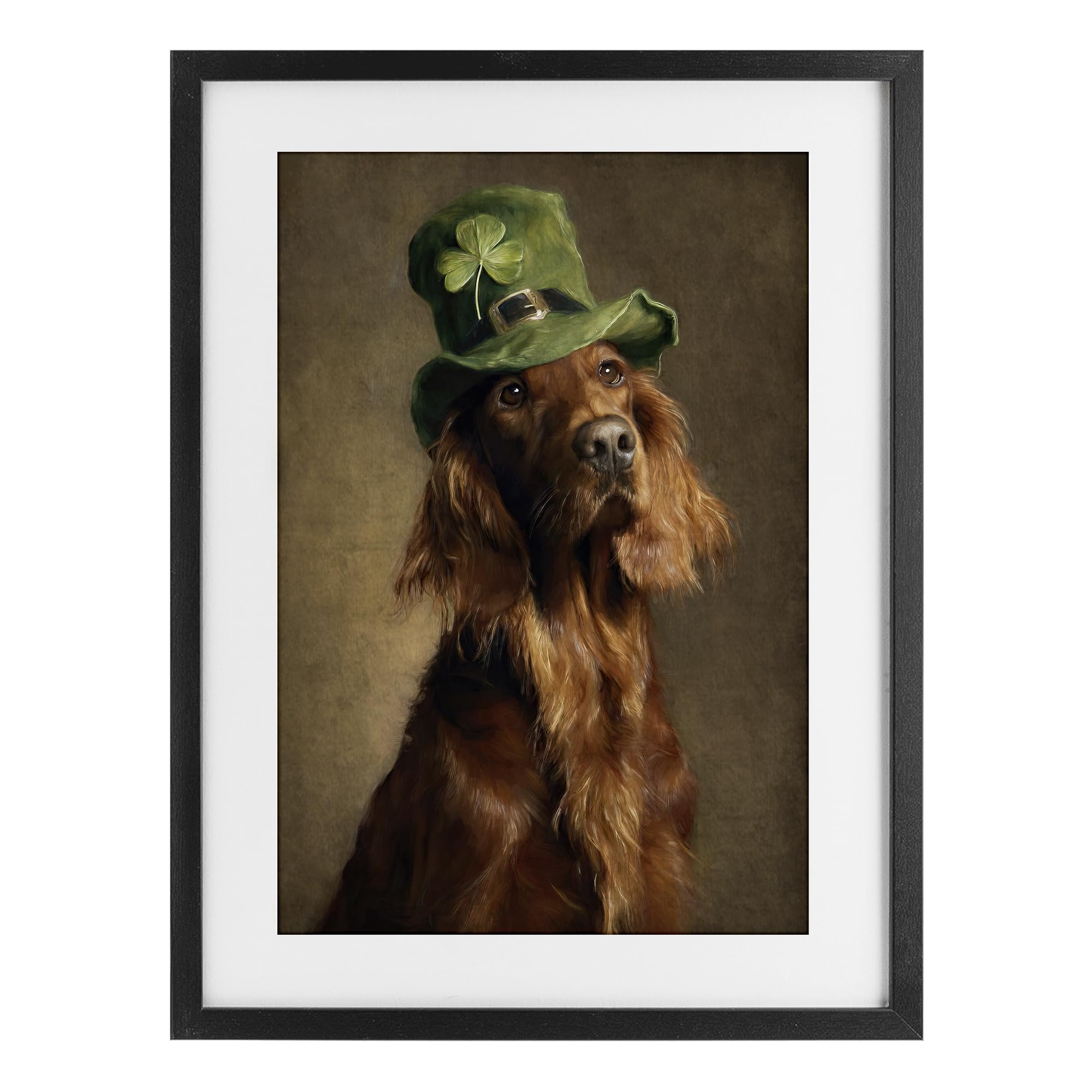 'The Irish Setter Portrait'| Framed Print Under Glass