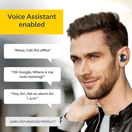Miniatura 5 de Jabra Elite Active 65t Auriculares deportivos inalámbricos con compatibilidad con Alexa con funda de carga (renovados) Negro