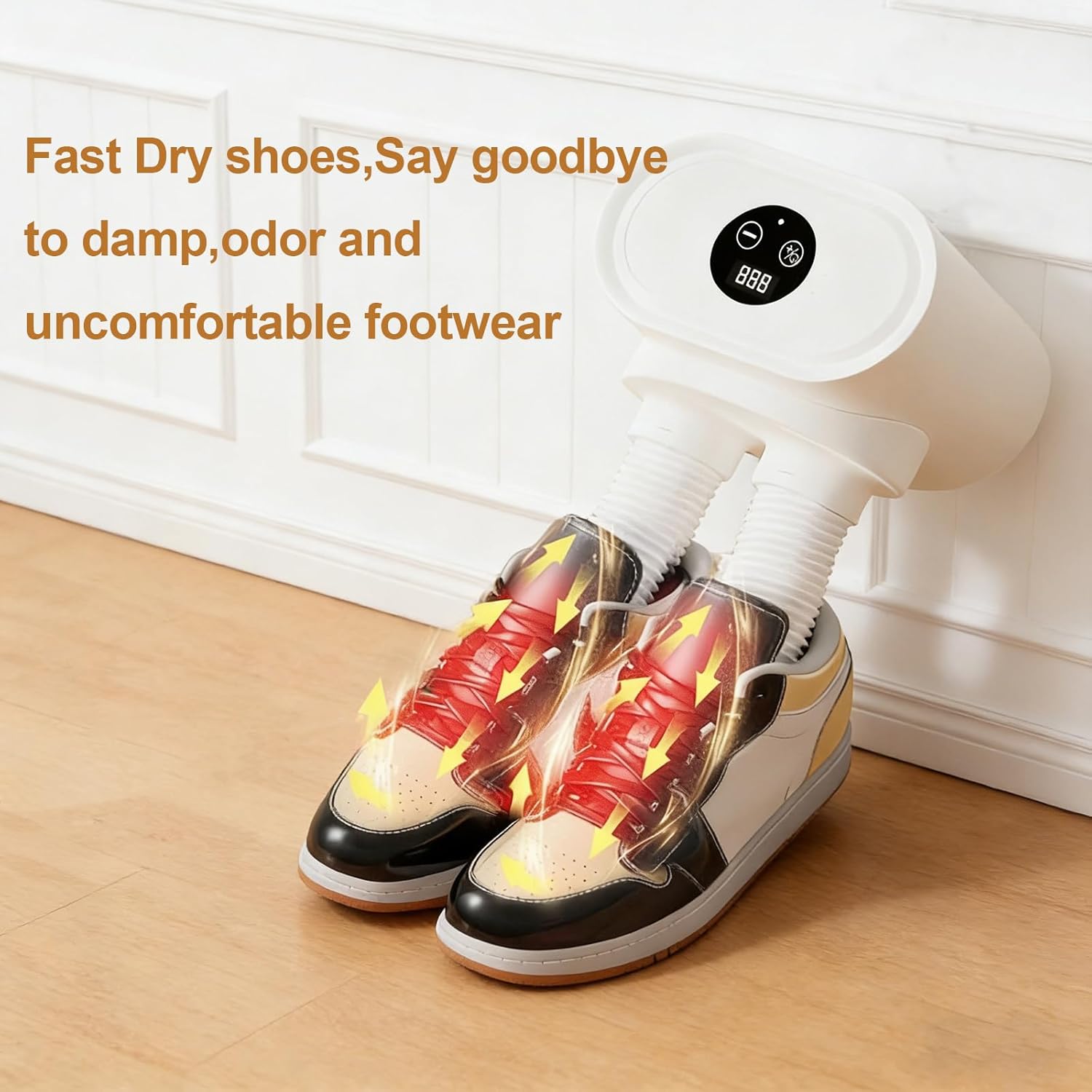 3-in-1 Multifunctional Portable Dryer for laundry Clothes Dryer, Boot Dryer, With Time Setting、Remote Control, Laundry, Apartments, RV, Travel, Low noise、Energy Saving