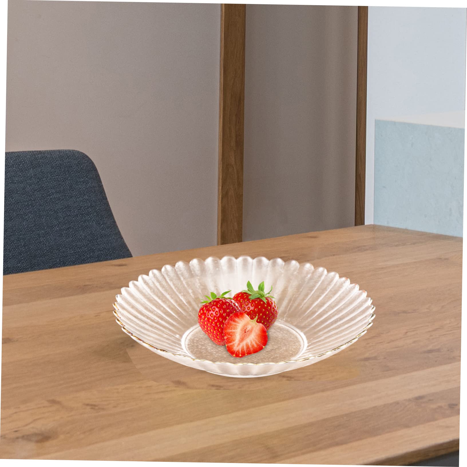 Dto Vassoio Multiuso per Frutta in Cristallo, Vassoio per Torte, Fornitura per Feste di Matrimonio