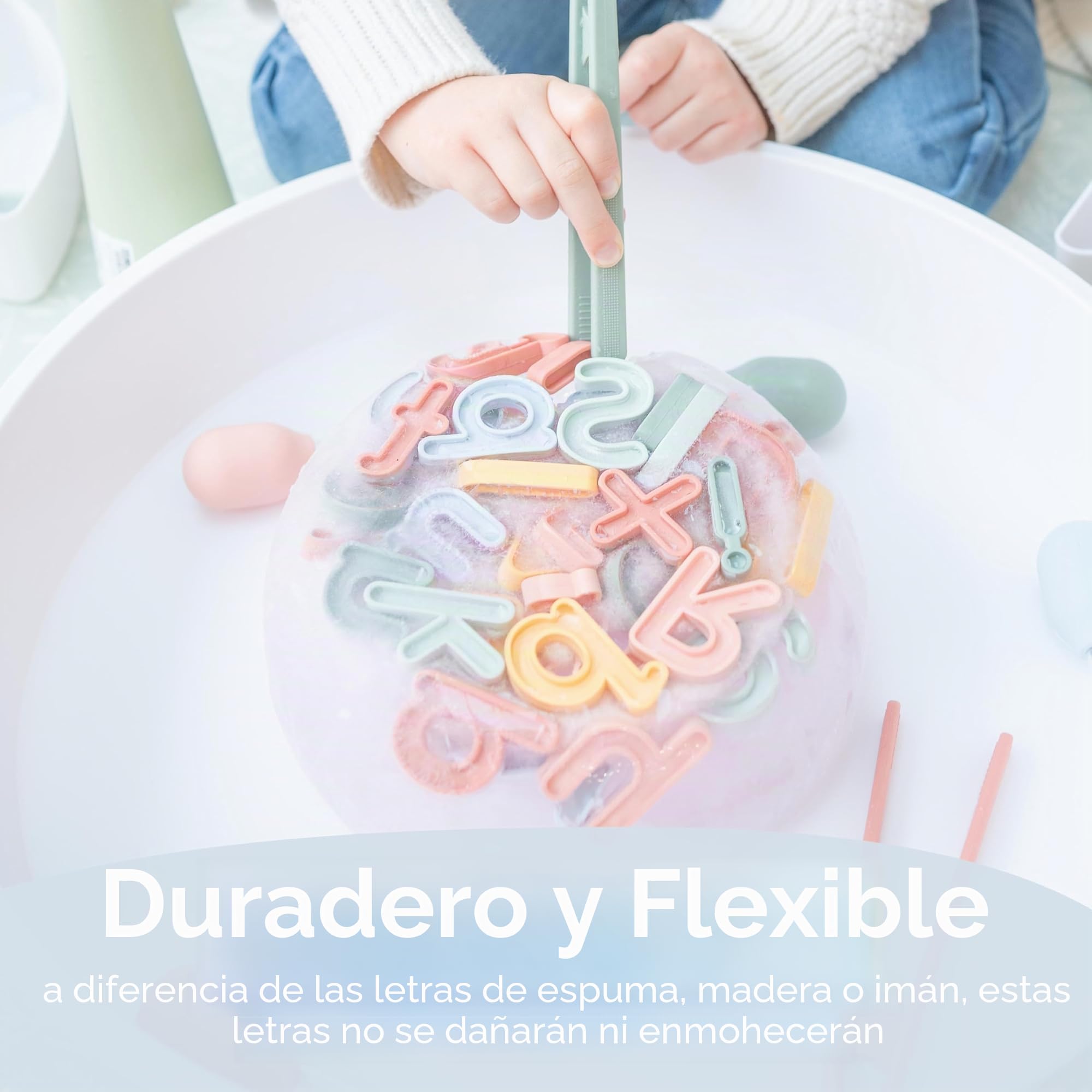 Inspire My Play Letras del alfabeto para niños Inspire My Play - Juegos ABC para niños a partir de 3 años - Letras para juegos sensoriales y desordenados