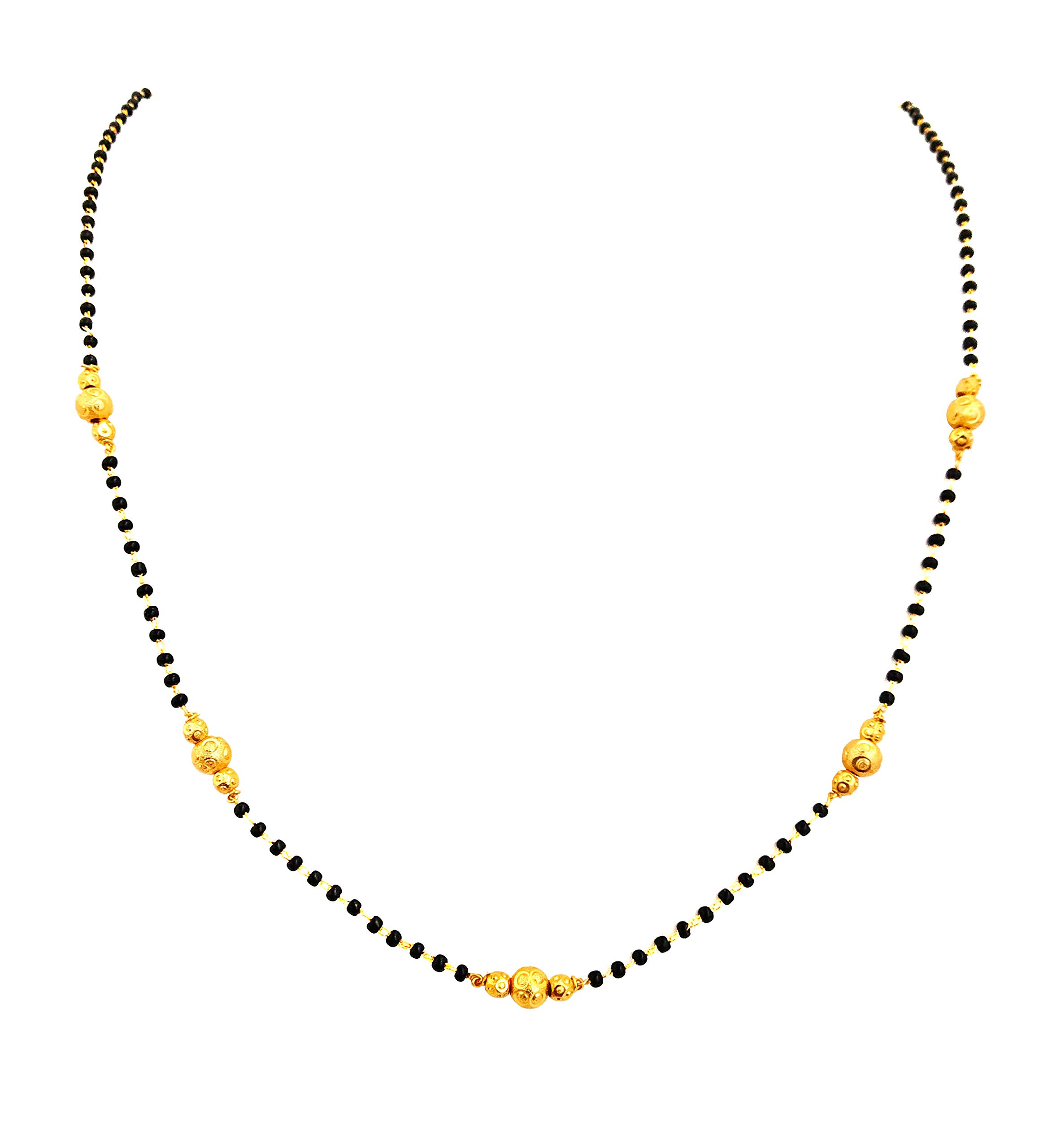 JHB Gold Plated Tanmaniya Short Mangalsutra For Women (B084MKZ76J) Amazon Price History, Amazon Price Tracker