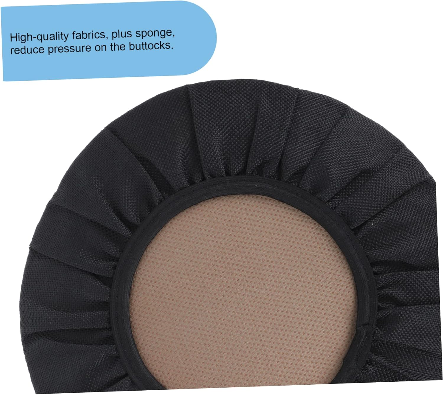 Cabilock 3pcs Elastic Round Chair Cover Stretch Stool Cover for Chairs Seat for Office Dining Bar Patio Skid-Resistant and Wrinkle-Resistant