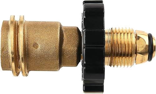 Solimeta Adaptador de tanque de propano de ajuste universal que convierte la rosca POL a rosca QCC1, adaptador de manguera de propano disponible en Yaxa Mexico