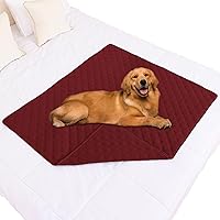 Vista 135 de Smiry Funda Impermeable para Cama de Perro Manta para Mascotas, Manta Suave y Lavable para Perros para Muebles Cama Sofá Sillón Reversible, a