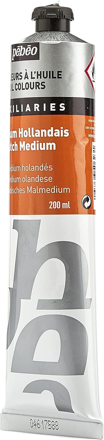 Pebeo 200 ml Medium Dutch, Transparent, 200 ml (Pack of 1) - Image 4