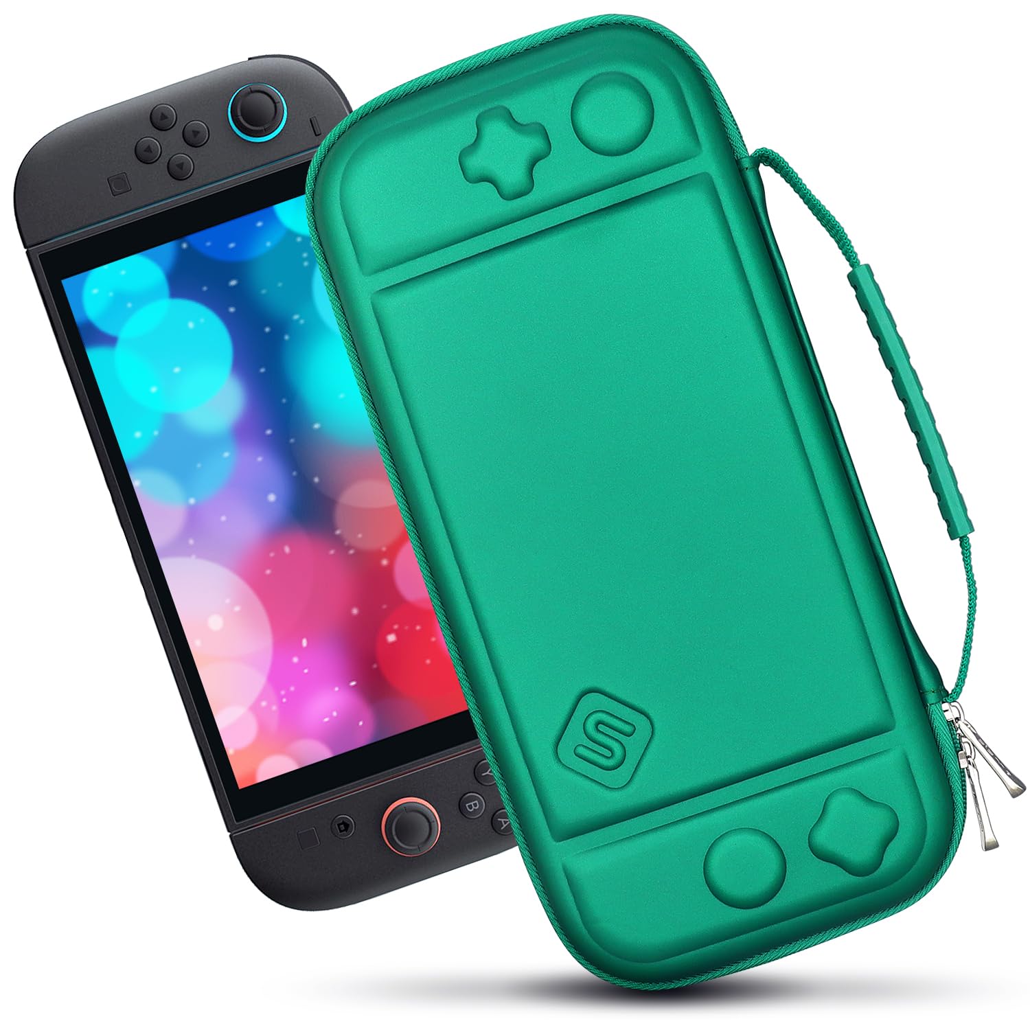 sisma Funda Delgada Compatible con Nintendo Switch 2 - Estuche Protector para Guardar y Proteger Consola Switch2 y Accesorios - Bolsa de Transporte — view 17