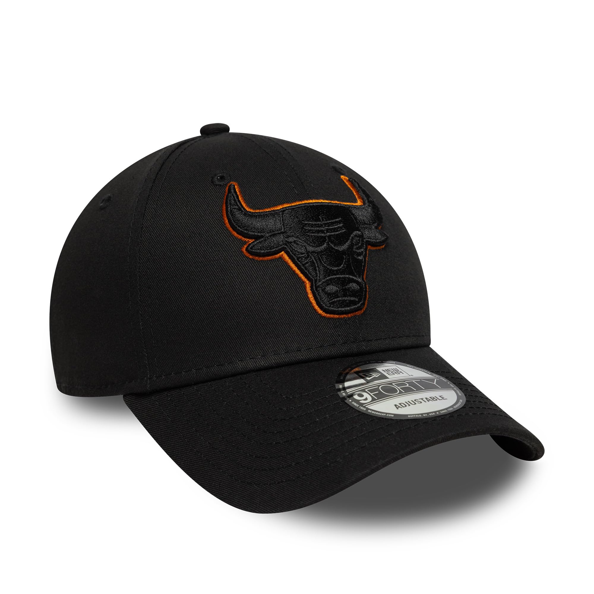 New Era Czapka baseballowa NBA Chicago Bulls dla dorosłych 9Forty Outline Czarna