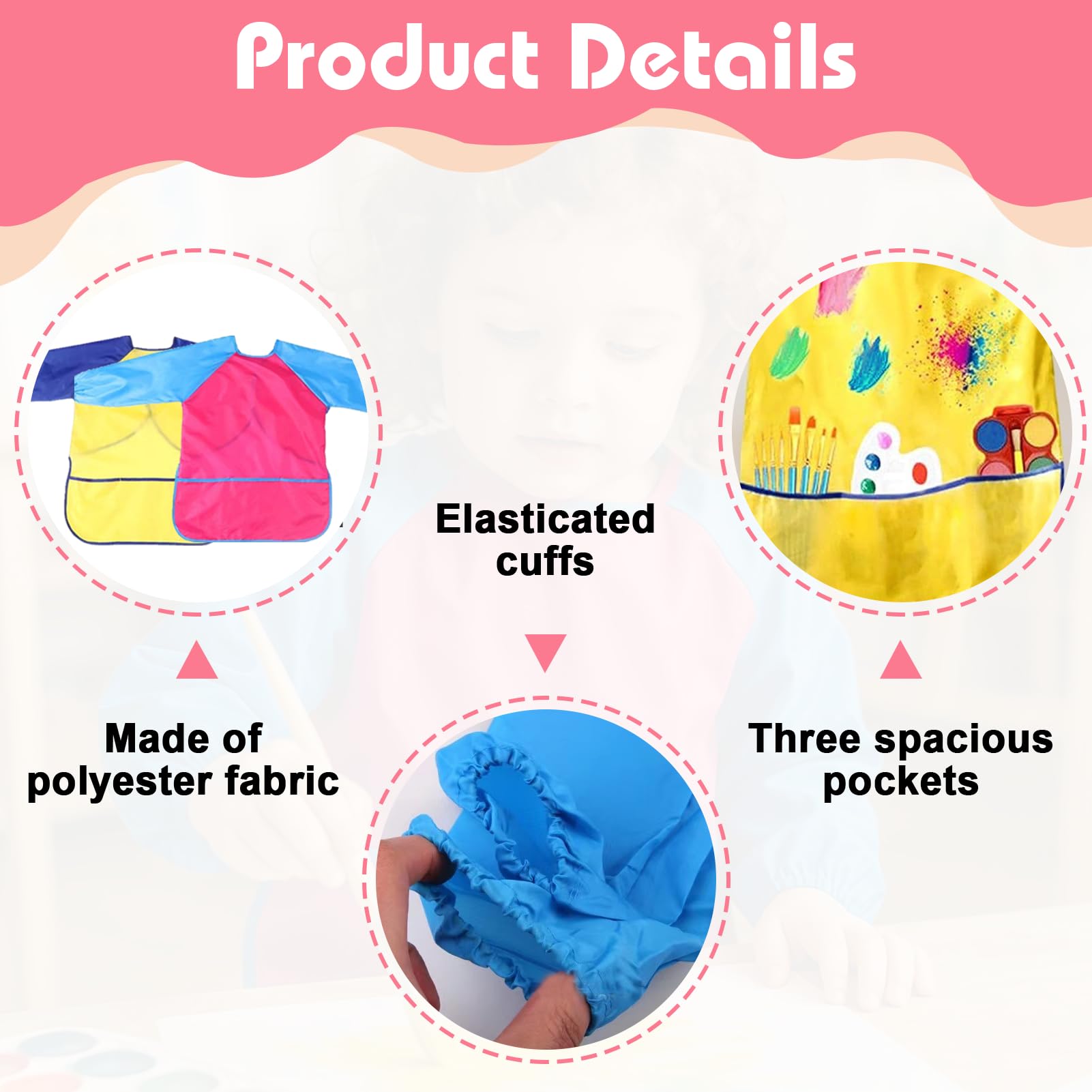 Girihe 4 PCS Painting Apron - Image 3