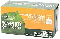 Vista 2 de Seventh Generation Bolsas de basura altas para cocina, 13 galones, 30 bolsas