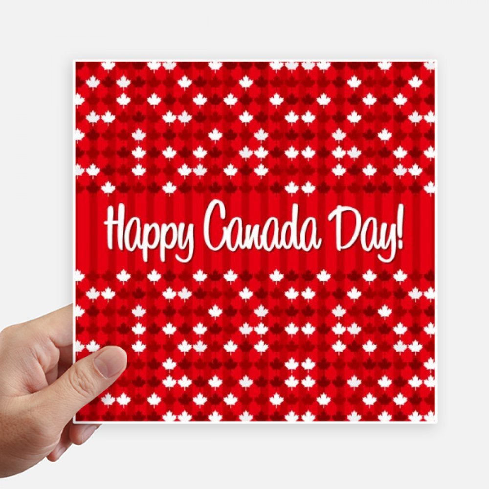 Autocollants Canada Bonne Place DIYthinker | Lot de 4 stickers multicolores 20cm pour ordinateur