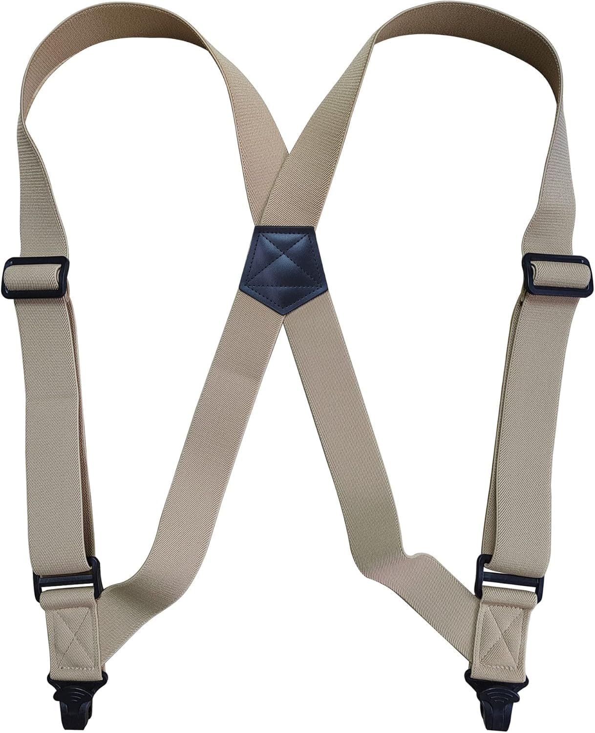 Men's suspenders, Men's outdoor leisure side clip suspenders Two plastic
