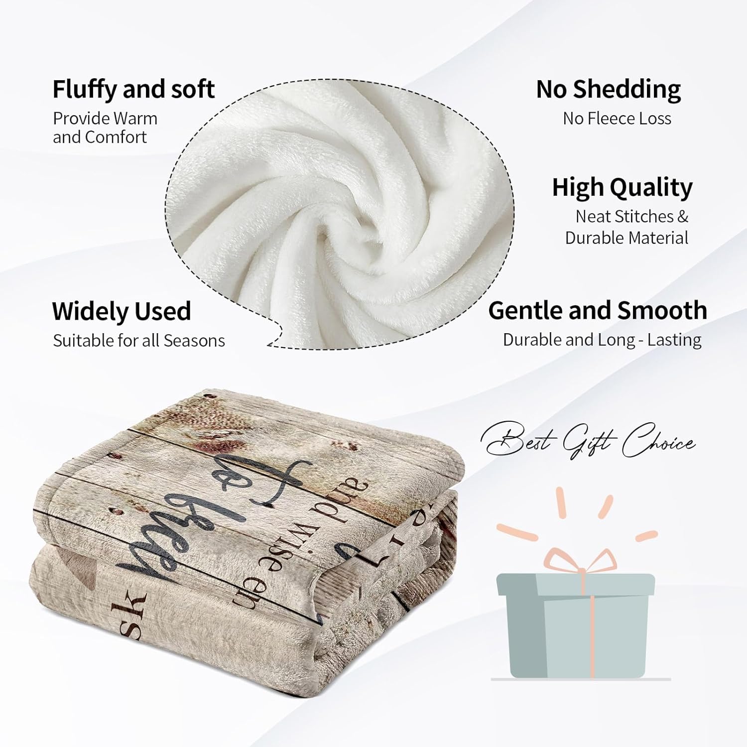 Wedding Gifts for Couples 2026, Bridal Shower Gift for Bride to Be, Best Bride Gifts for Wedding Day, Unique Newlywed Gifts for Couples, Marriage Prayer Throw Blanket 60 x 50 Inch - Image 7