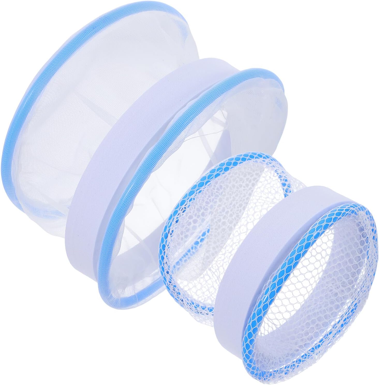 Aquarium Breeding Box and Fish Tank Isolation Chamber, Floating Nylon Mesh Hatchery with Feeding Ports, Suitable for Guppy Fry Nursery and Shrimp Breeding in Home Aquariums