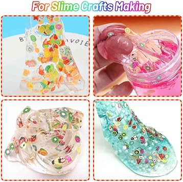 16000 Pcs Fruit Nail Art Slices, Acejoz 20 Styles Fruit Slime Charms Fimo Slices 3D Polymer Slices for Slime, Lip Gloss Making Supplies Resin and Nail Art Decorations