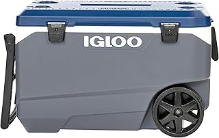 イグルー(Igloo) 国内正規品 IGLOO クーラーボックス MAXCOLD 90 ROLLER LATITUDE マックスコールド 90 ローラー ラティチュード 大型 大容量 保冷力 85L アウトドア キャンプ バーベキュー BBQ ...