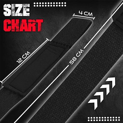 Miniatura 4 de SAWANS Correas de levantamiento de pesas, soporte de muñeca para fitness, gimnasio, resistente, antideslizante, agarre de barra de mano, mancuernas