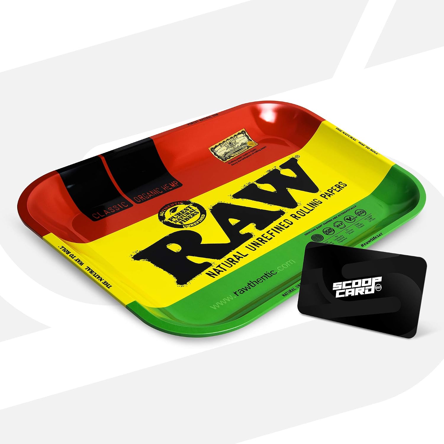 RAW Rasta - Grinder In Alluminio Artigianale (Martello) | Diametro 2,2" | Colori: Rosso, Nero, Rasta | Altezza 6,3 Cm