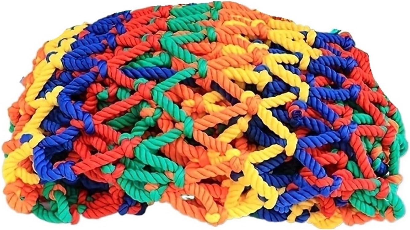 Colorful Nylon Mesh Child Safety Net Anti Falling Balcony Window Staircase Deck Football Field Fence Protection