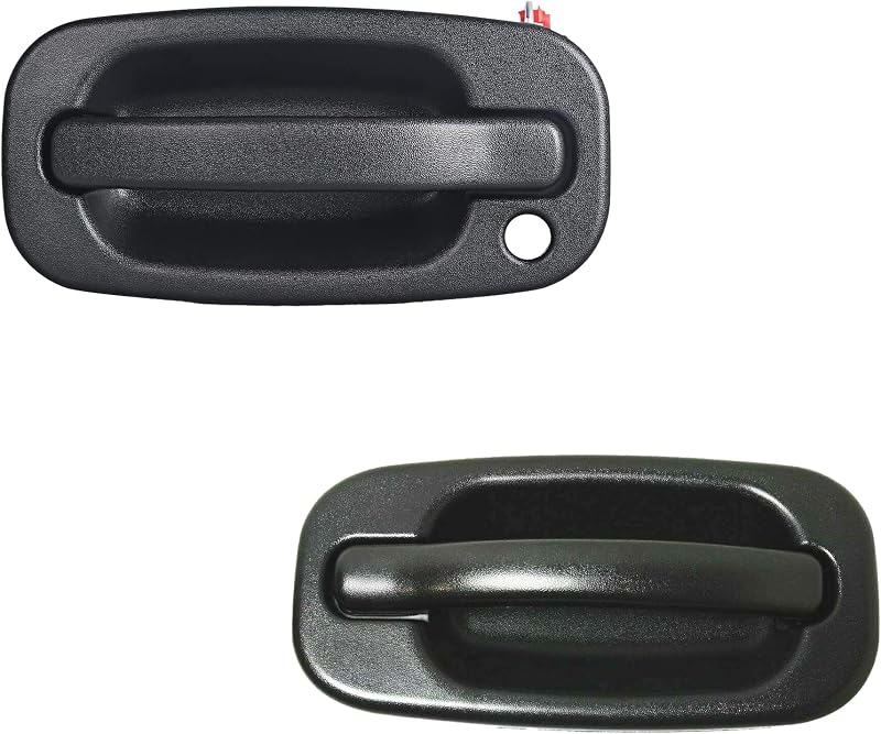 Maçanetas externas das portas Gledewen com fechadura para Chevrolet Silverado 1999–2007 – Kit com 2