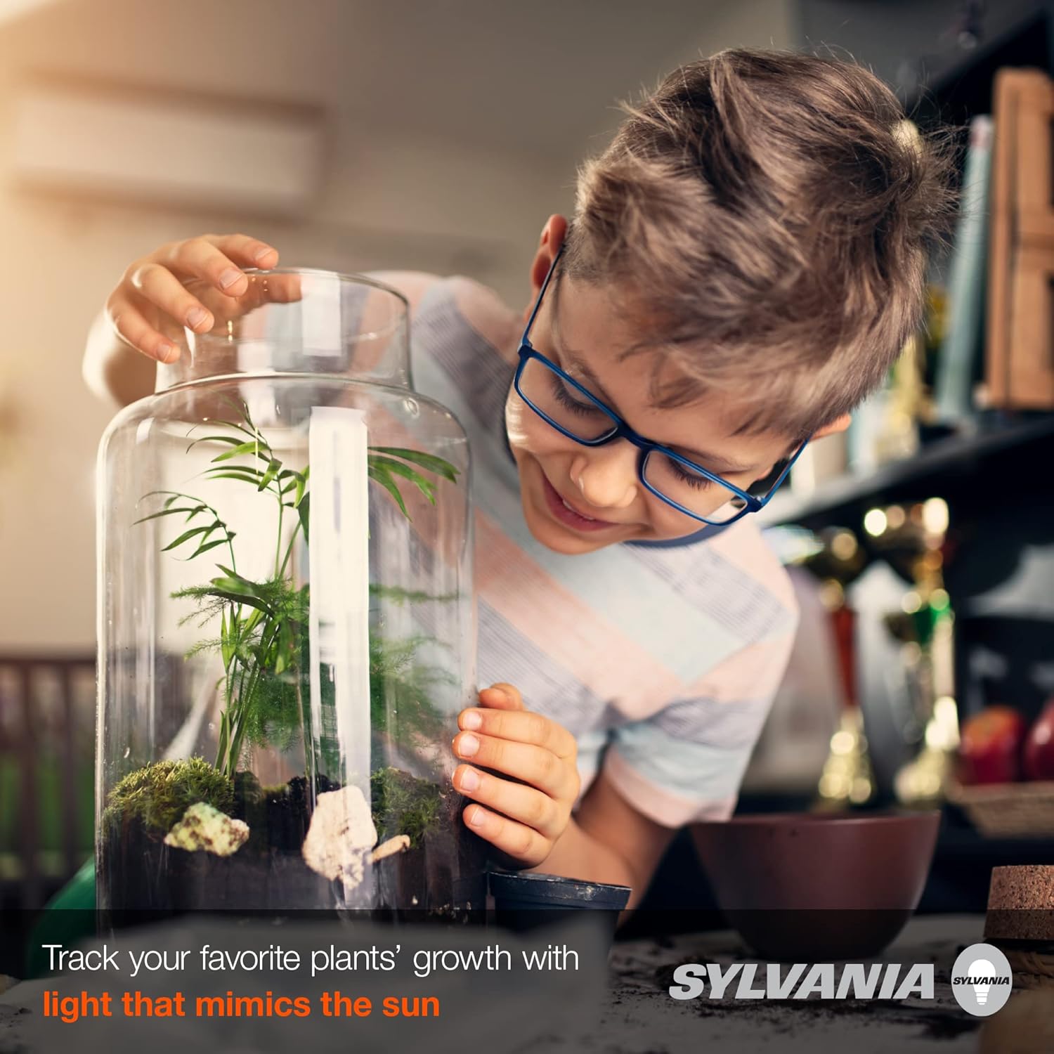 Sylvania Incandescent Spot-GRO 60W Grow Light Bulb, A19, Dimmable, 705 Lumens, Frosted, 2850K, Soft White - 1 Pack (12280)