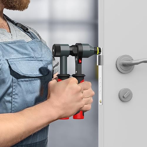 Miniatura 8 de Kit de herramientas de tuerca de remache, kit de herramientas de remache con 10 mandriles métricos y SAE, kit surtido de 100 tuercas de remache, kit