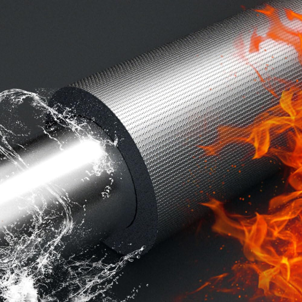Tubo isolante in schiuma per tubi, isolamento per tubi dell'acqua per esterni, isolamento per tubi AC, isolamento per tubi autosigillanti da 3,5 cm x 3,5 m