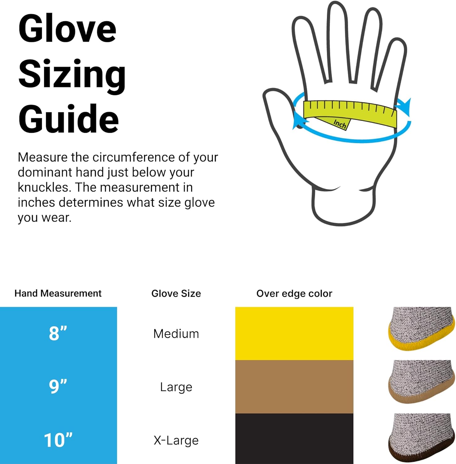 Armor Guys Hammer Head 3 Basetek Protective Work Gloves – Gray Polyurethane Grip for Women and Men with HDPE A3 Basetek Liner - L, 12/pair