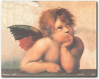 Little Angel Cherubini Of Sistine Madonna Raphael Wall Decor Picture Art Print Poster (16x20)