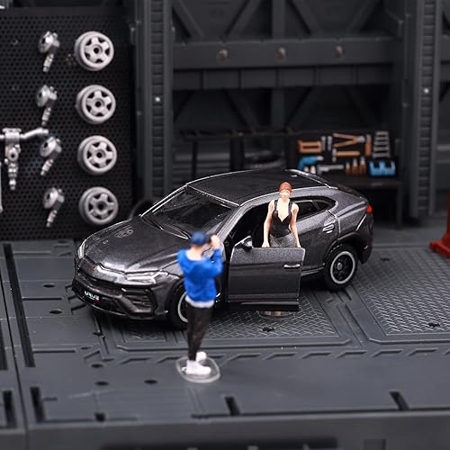 Miniatura 3 de GachaBox Bburago - Modelo de automóvil a escala 164 de aleación coleccionable a presión, Lamborghini-USUR, regalos de juguete para niños (USUR)