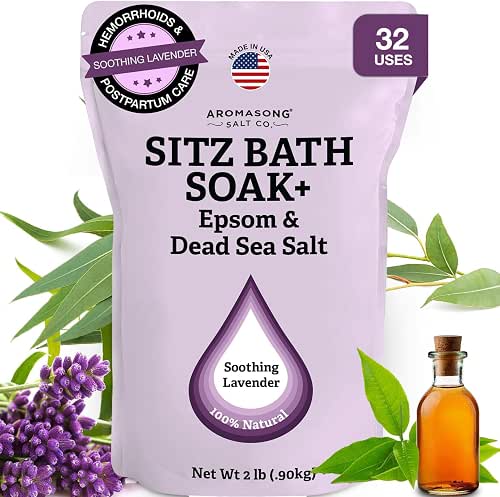 Aromasong Sitz Bath Soak 2lb – Sitz Bath Salt for
