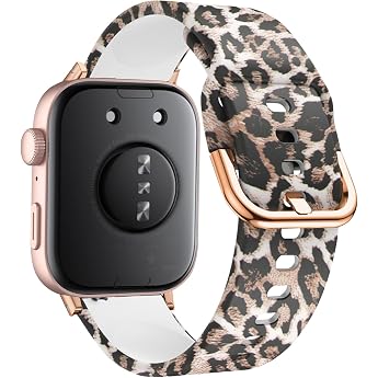 SeNool Silicone Strap for Huawei Watch Fit 5/5 Pro/4/4 Pro/3 Leopard