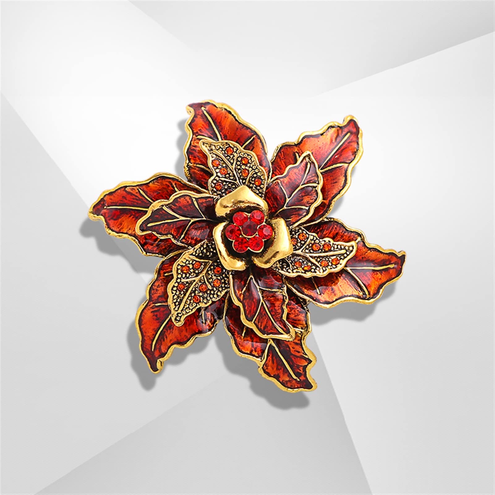 Pin Schmuck Geschenke for Frauen Damen Modeaccessoires Retro Emaille Blumenbrosche Partybrosche Strickjacke Jacke Mantelbrosche Broschen und Anstecknadeln
