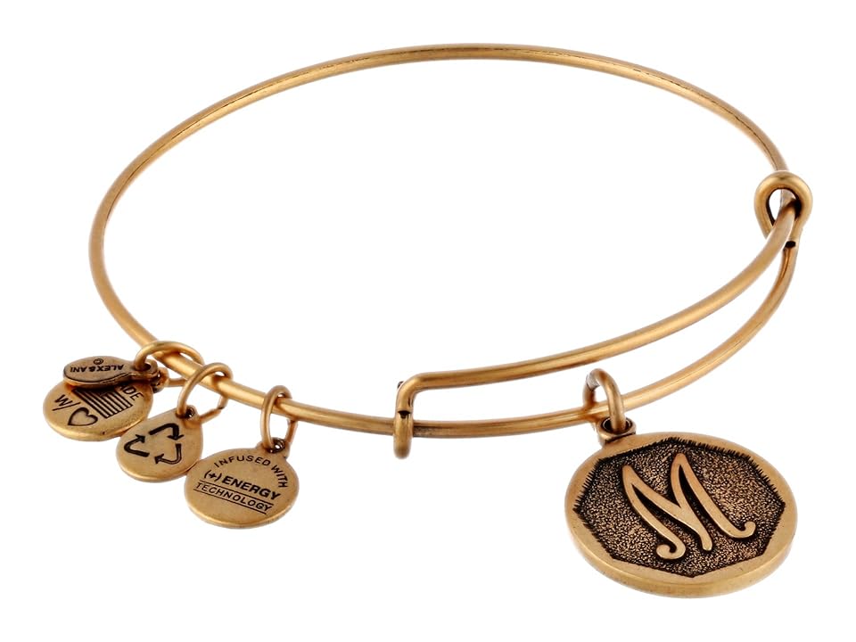 

Alex and Ani Initial M Charm Bangle (Rafaelian Gold Finish) Bracelet