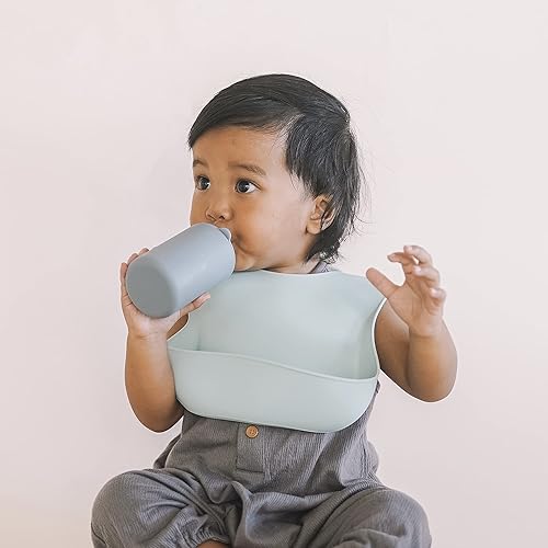 Miniatura 4 de AVA  OLIVER Silicone Bib Set - Adjustable Waterproof Bibs - Set of 2