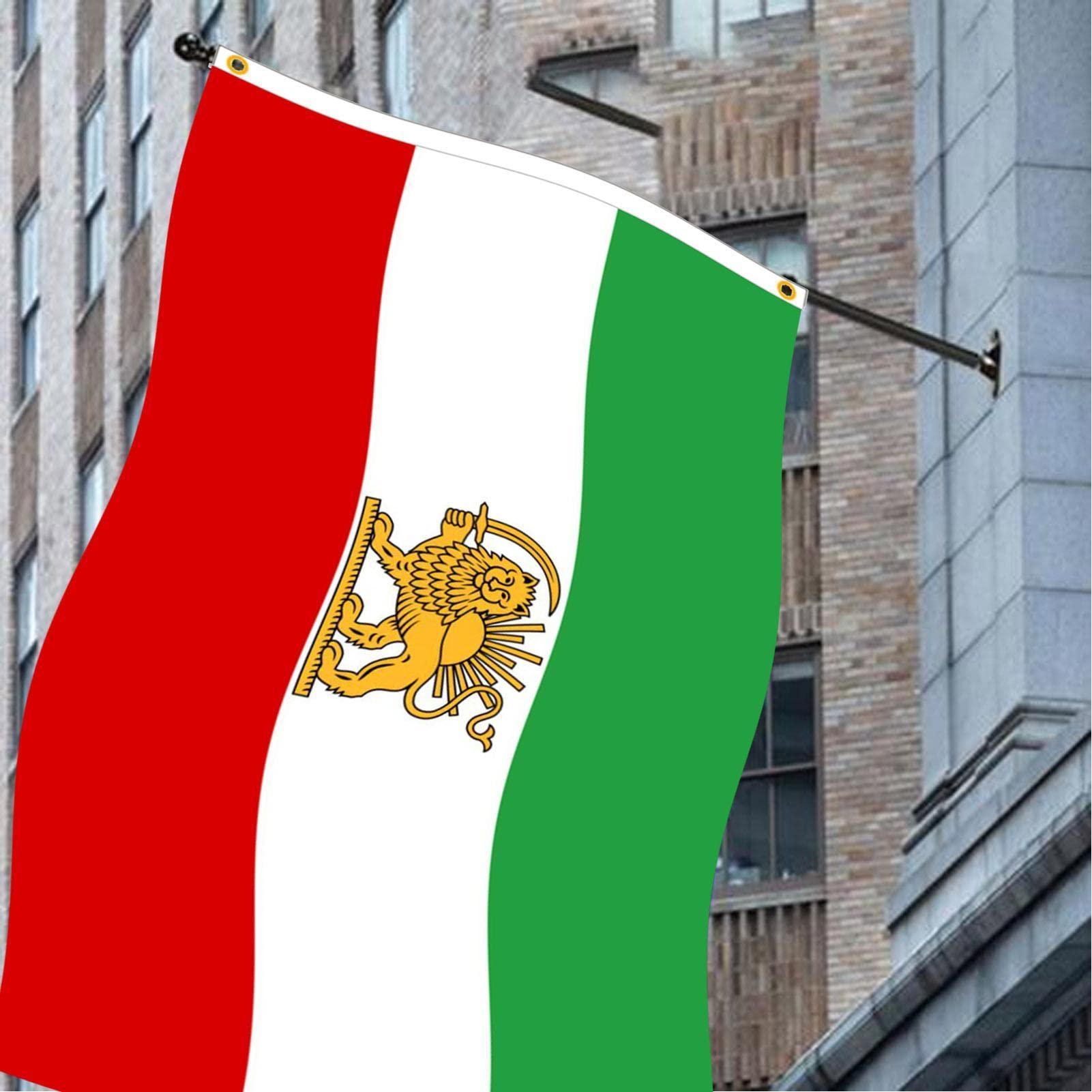 Vlag van Iran,45 bij 30 centimeter Dubbelzijdig en UV-bestendig,Tuin En