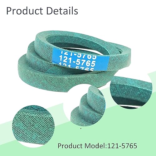 Miniatura 4 de Bamkyait 121-5765 Correa de transmisión para cortacésped Toro Timemaster Turfmaster 30" Deck 20199 20200