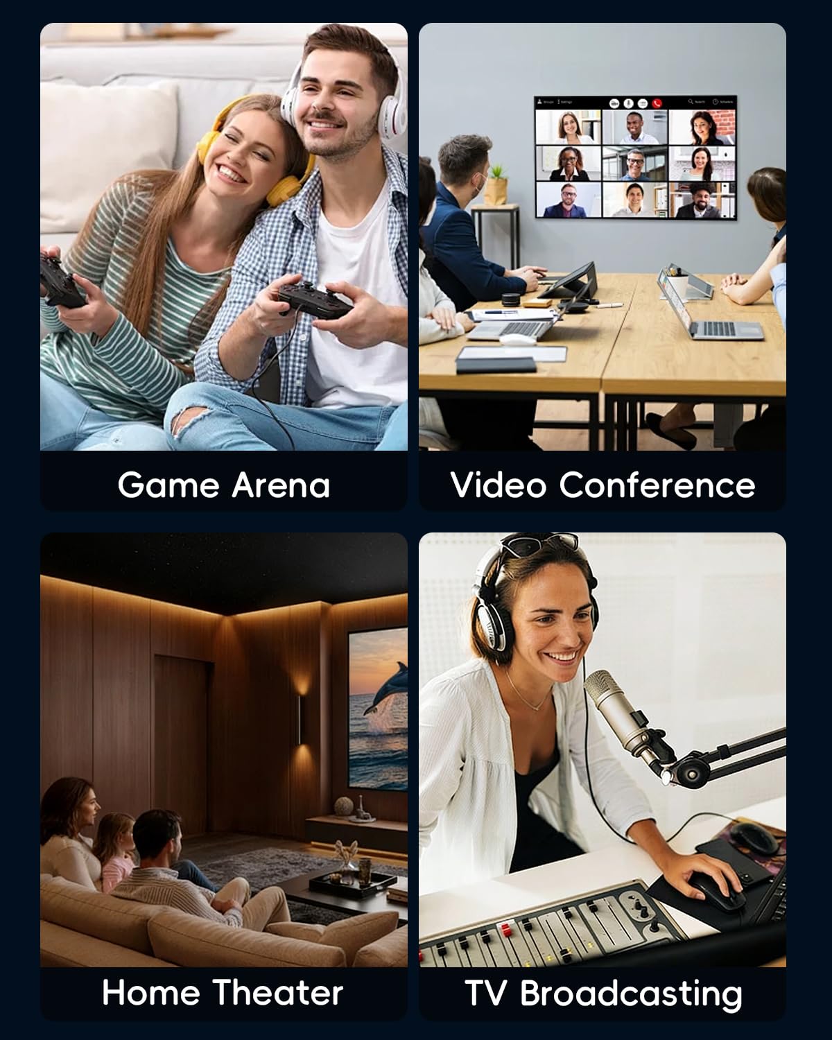 Cable Alargador HDMI, Cable Alargador HDMI 8K Macho a Hembra, 48 Gbps Velocidad Ultraalta, UHD HDR ARC 3D Compatible con TV Stick, Roku, Blu-Ray, Xbox, PS5, HDTV, Ordenador Portátil- 1 m — view 8