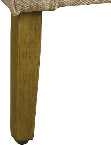 Miniatura 16 de HomePop Silla decorativa en forma de barril, reposabrazos, tela sólida y madera, verde azulado mediano verde azulado,Agua,Marrón,Gris y