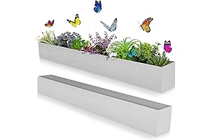 Rectangle Stainless Steel Planter Box for Indoor Plants