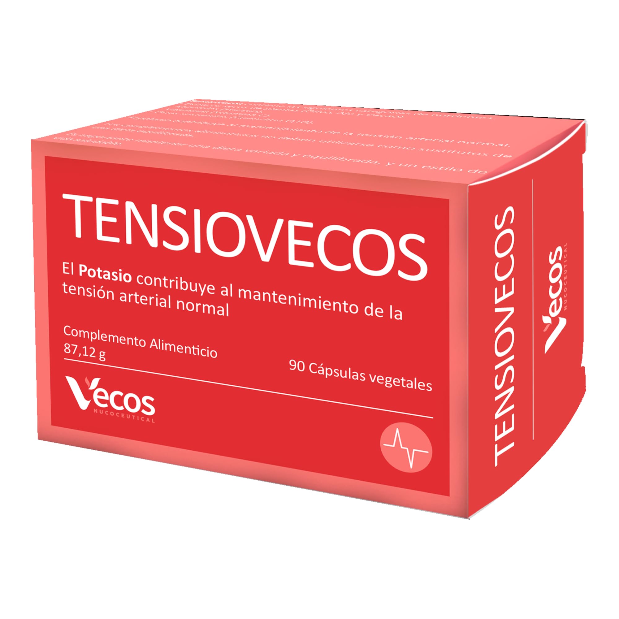 Ajo Fresco y Coenzima Q10 para Cuidar tu Salud Cardiovascular - Tensiovecos - 90 Cápsulas - Contribuye al Mantenimiento de la Tensión Arterial Normal - Propiedades Antioxidantes
