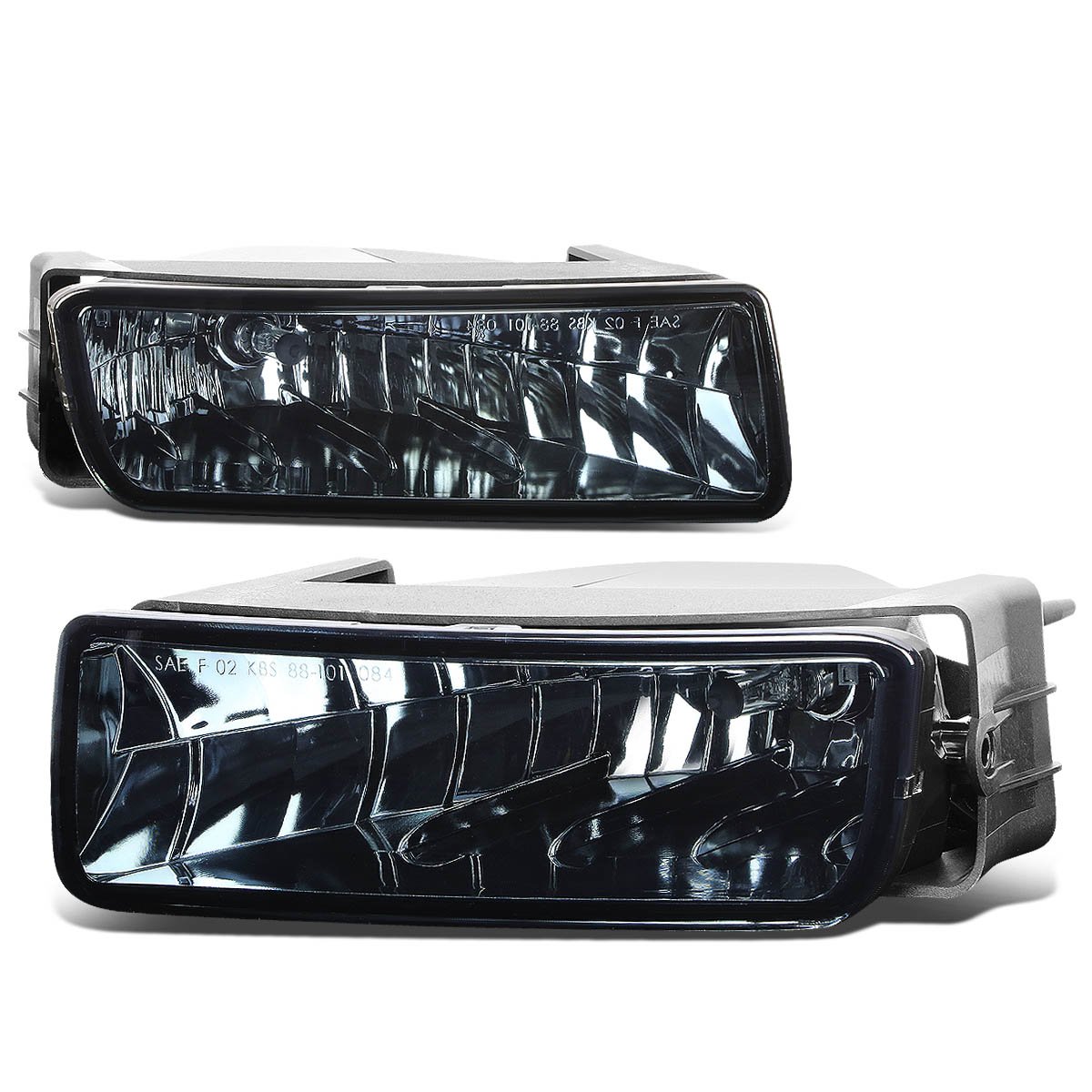 Auto Dynasty Fog lights Compatible with 2003-2006 Cadillac Escalade Ford Expedition, Pair of OE Style Front Bumper Fog Light Lamp, Driver and Passenger Side, Smoked Lens