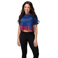 Women's NFL Team Logo Ladies Fashion Crop Top Shirt