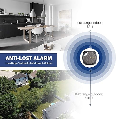 Miniatura 14 de Localizador de llaves inteligente con alarma antipérdida, localizador inalámbrico para llaves, teléfono, cartera, dispositivo de seguimiento Oro
