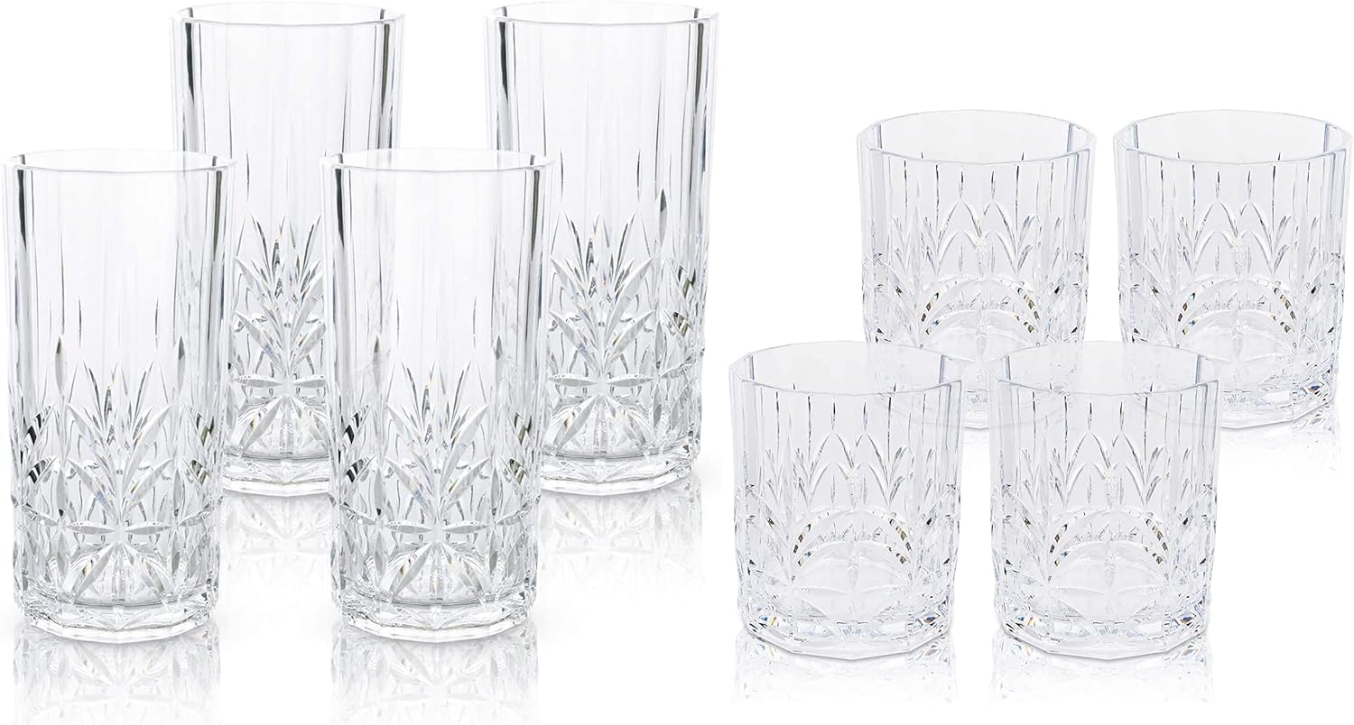 Myrtle Beach Tall & Short Tumbler Clear – Shatterproof Tritan – Dishwasher Safe – BPA Free